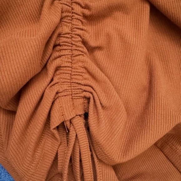 State of Myne Brown Tank Dress with Side Strings - Picture 4 of 5